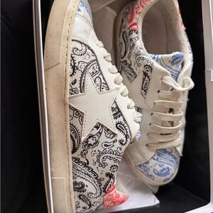 Rubie's Cream Paisley Women's Sneakers